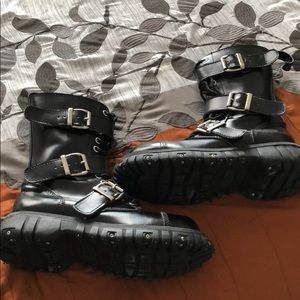 Barely worn Patent leather boots